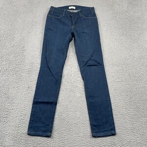 Levi's Jeans Womens 6M/28 Blue 1966 Skinny Denim Dark Wash Orange Tab Stretch